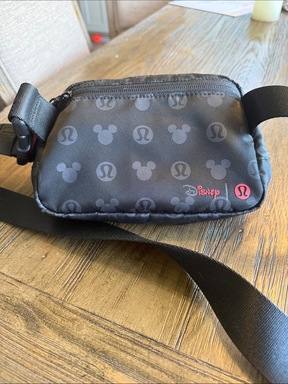 Disney x lululemon athletica Black Mickey Logo Belt Bag - Picture 2 of 3